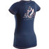 Gul Womens Short Sleeve Tee Fit Rashvest - Navy - Rg0367-B7