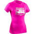Gul Junior Girls Short Sleeve Tee Fit Rashvest - Pink - Rg0372-B7