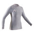 Gul Junior Girls Long Sleeve Tee Fit Rashvest - Grey - Rg0374-B7