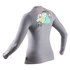 Gul Junior Girls Long Sleeve Tee Fit Rashvest - Grey - Rg0374-B7