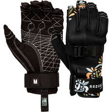 Gants De Ski Nautique Radar Lyric Inside Out - Noir / Sea Blossom