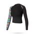 Belly Mystic Dazzled Manches Longues Cut Womens Rashvest - Rainbow