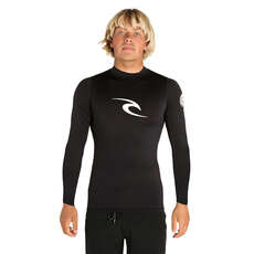 Rip Curl Corpo Manches Longues Uv Rash Guard - Noir
