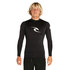 Rip Curl Corpo Manches Longues Uv Rash Guard - Noir