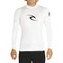 Rip Curl Corpo Uv Rash Guard À Manches Longues - Blanc