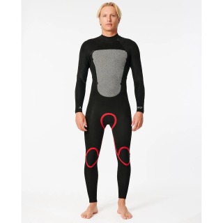 Combinaison De Plongée Rip Curl Omega 3/2 Mm À Coutures Invisibles - Noire