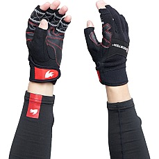 Gants De Voile Rooster Pro Race 5 À Doigts Courts 2026 - Noir