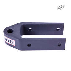 Seasure 2 Trou Haut Rudder Goujon - 8Mm - En Option Carbone Bush Insérer