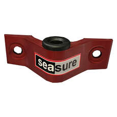 Goujon De Pontet Et Insert En Carbone Seasure Red À 2 Trous Sur Le Dessus - 8 Mm