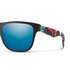 Lunettes De Soleil Smith Lowdown N - Noir Multicolore / Bleu Polarisé Chromapop