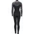 Combinaison De Plongée Sola Nova 5/4 Mm Pour Femme, Fermeture Éclair Frontale - Noir/Ardoise