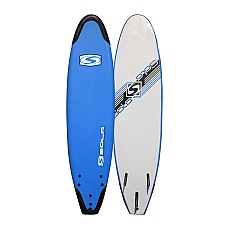 Sola 7Ft Souple Surfboard (Softboard) - Bleu
