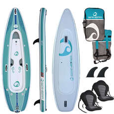 Spinera Supkayak 12Ft Sup / Kayak Package 2024 - Bleu/blanc
