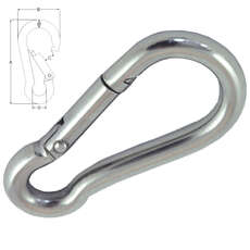Mousqueton / Mousqueton Inox Proboat A4 - Sans Œil