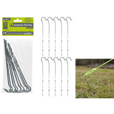Piquets De Tente Summit Tire-Bouchon 17Cm - Paquet De 10