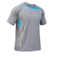 Gul Code Zero À Manches Courtes T-Shirt - Gris / Aqua