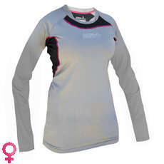 Gul Code Zero Femmes Manches Longues T-Shirt - Gris / Noir