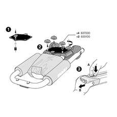 Thule 881 T-Track Adaptateurs Pour Hull-A-Port Canoë Kayak Transporteurs