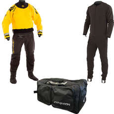 Combinaison Étanche Typhoon Multisport Hinge 5 Avec Sous-Combinaison - Jaune