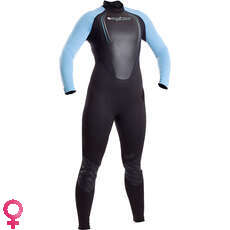 Combinaison Néoprène Typhoon Swarm Womens 3Mm Backzip Fullsuit - Blue 471050