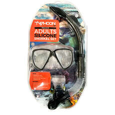 Ensemble Masque Et Tuba Typhoon Pro - Adulte - Noir / Transparent Ensemble Masque Et Tuba Typhoon Pro - Adulte - Noir / Transparent