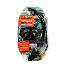 Ensemble Masque Et Tuba Typhoon Pro - Adulte - Noir Ensemble Masque Et Tuba Typhoon Pro - Adulte - Noir