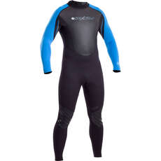Combinaison Typhoon Swarm 3 / 2Mm Back-Zip Flat Lock - Noir / Bleu - 471001 Combinaison Typhoon Swarm 3 / 2Mm Back-Zip Flat Lock - Noir / Bleu - 471001