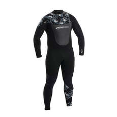 Combinaison Typhoon Vortex Gbs 5/4 / 3Mm Front Zip - Noir / Argent - 250643 Combinaison Typhoon Vortex Gbs 5/4 / 3Mm Front Zip - Noir / Argent - 250643