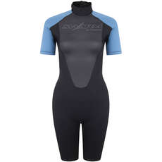 Combinaison De Plongée Typhoon Femme Swarm3 3 / 2Mm Shorty - Noir / Bleu 250987