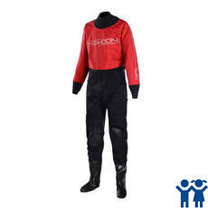 Typhoon Rookie Enfants Drysuit - Rouge Typhoon Rookie Enfants Drysuit - Rouge