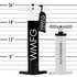 Wmfg Kiteboard Pump Tall - Noir