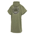 Mystic Velours Artwork Poncho - Vert Olive 220273