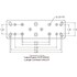 Support Rectangulaire Pour Sondeur Yak Attack Avec Système De Fixation Locknload Sur Rail