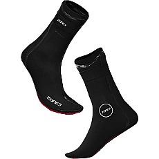 Chaussettes De Natation En Néoprène Zone3 Heat Tech - Noir/rouge Chaussettes De Natation En Néoprène Zone3 Heat Tech - Noir/rouge