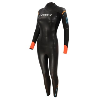 Combinaison De Natation Pour Femmes Aspect Brasse Zone3 - Bleu/orange