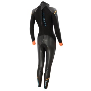 Combinaison De Natation Pour Femmes Aspect Brasse Zone3 - Bleu/orange