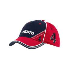 Musto Evolution Applique Crew Cap - True Navy / Red Musto Evolution Applique Crew Cap - True Navy / Red