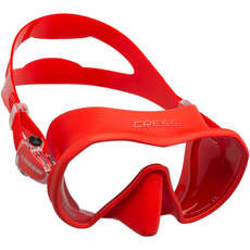 Masque De Plongée / Snorkeling Sans Cadre Cressi Z1 - Rouge