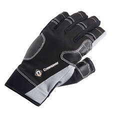 Crewsaver Gants Doigts Courts - Noir