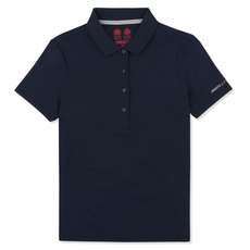 Musto Womens Evolution Sunblock À Manches Courtes Polo - True Navy Musto Womens Evolution Sunblock À Manches Courtes Polo - True Navy