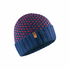 Gill Jaquard Knit Beanie - Bleu