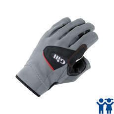 Gill Junior Matelot Doigt Courts Gants - Noir / Gris