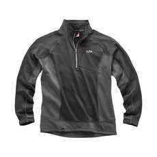 Gill Thermogrid Zip Neck - Ash Gill Thermogrid Zip Neck - Ash