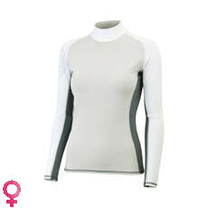 Gill Femmes Manches Longues Pro Rash Vest - Argent Gill Femmes Manches Longues Pro Rash Vest - Argent