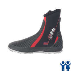 Gul Junior All Bottes But 5Mm Néoprène Bottes - Noir / Rouge