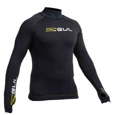 Gul Evotherm Flatlock Manches Longues Thermique Rashguard - Noir / Noir Gul Evotherm Flatlock Manches Longues Thermique Rashguard - Noir / Noir
