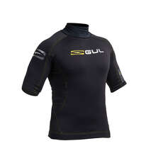 Gul Evotherm Flatlock Rashguard À Manches Courtes - Noir / Noir Gul Evotherm Flatlock Rashguard À Manches Courtes - Noir / Noir