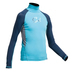 Gul Junior Flatlock Manches Longues Rashguard - Turquoise / Marine