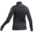 Gul Junior Flatlock Manches Longues Thermique Rashguard - Noir / Noir