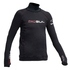 Gul Junior Flatlock Manches Longues Thermique Rashguard - Noir / Noir